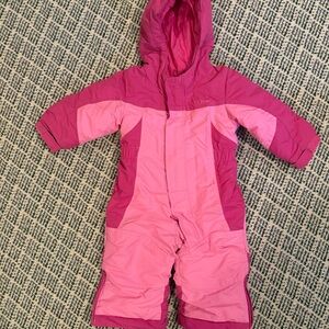 L.L. Bean Pink Snowsuit, Like New, 6-12mo